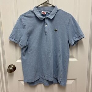 Vintage Lacoste LIVE polo tennis logo Y2K T-Shirt Drill USA Luxury Street wear‎